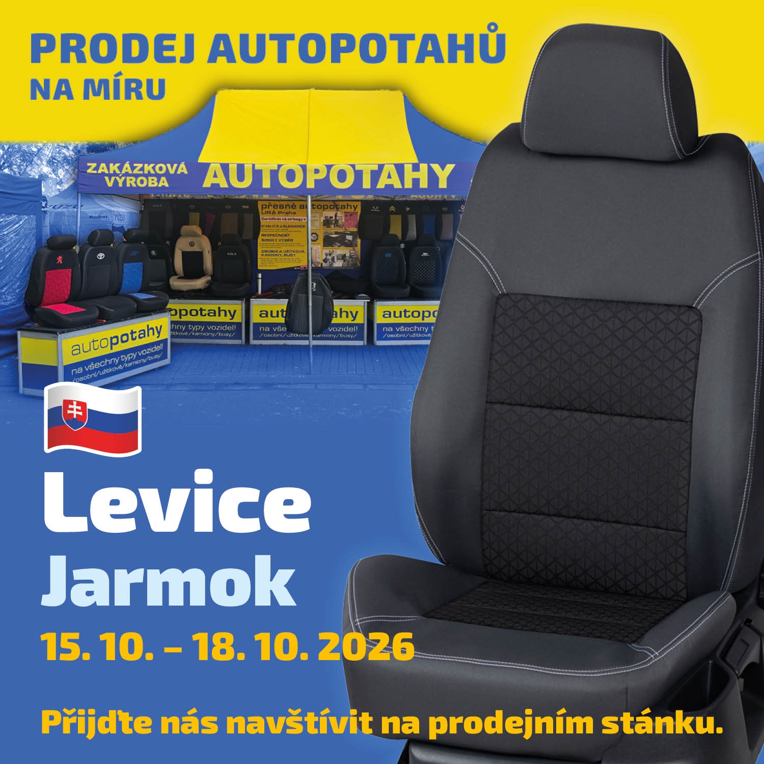 Navštivte nás na stánku. Přijeli jsme za vámi!