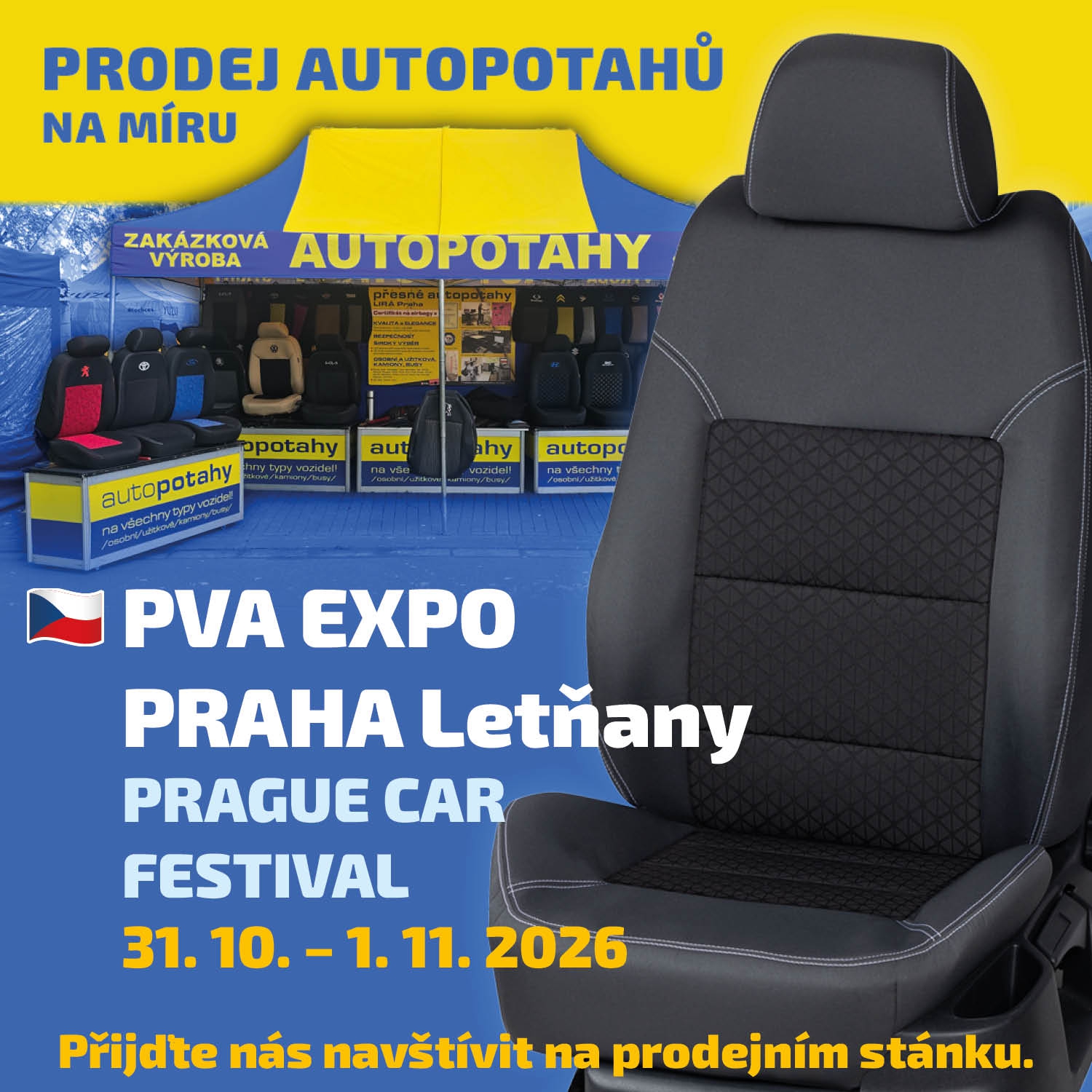 Navštivte nás na stánku. Přijeli jsme za vámi!