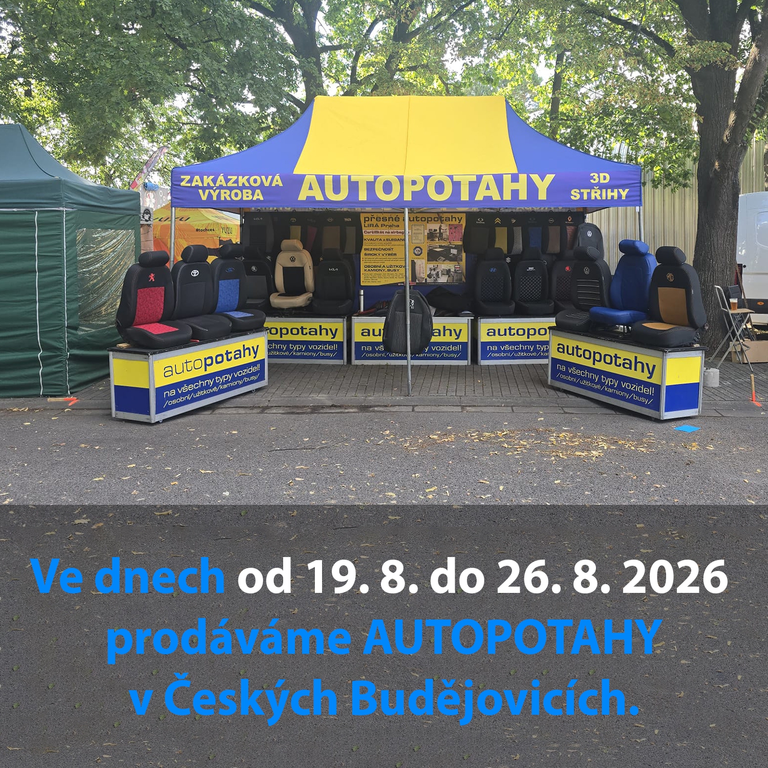 České Budějovice od 19.-26. 8. 2026