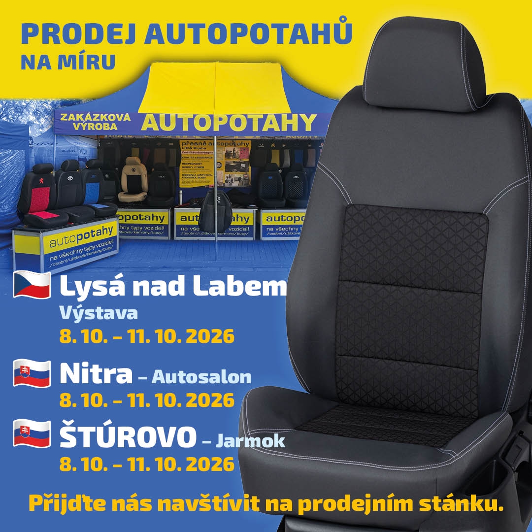 Navštivte nás na stánku. Přijeli jsme za vámi!